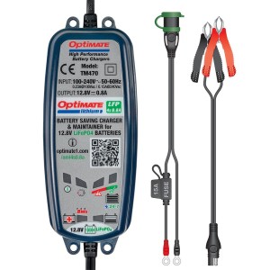 OPTIMATE LITHIUM 4S 0,8A BATTERY CHARGER WITH SPECIFIC MAINTENANCE FUNCTION FOR LITHIUM BATTERIES