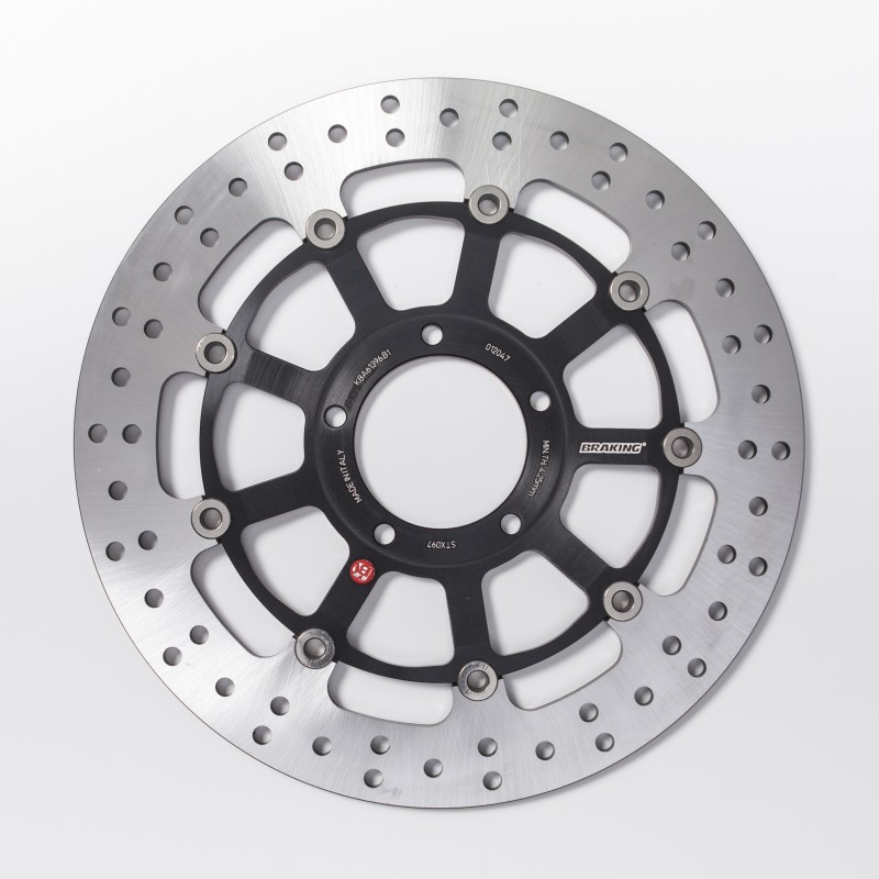PAR DE DISCOS DE FRENO DELANTERO BRAKING R-STX DUCATI HYPERMOTARD 1100 2007-2009