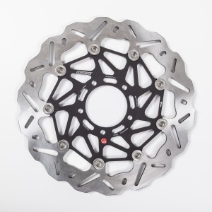 PAIR OF BRAKING WAVE SK2 FRONT BRAKE DISCS DUCATI HYPERMOTARD 1100 EVO 2010-2011