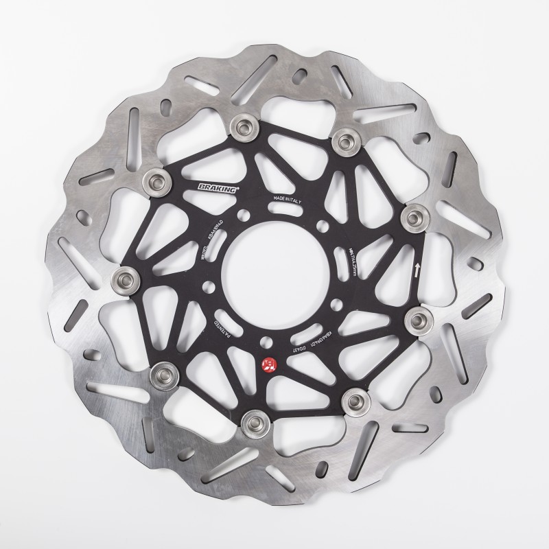 PAAR BREMSSCHEIBEN VORNE BRAKING WAVE SK2 DUCATI HYPERMOTARD 1100 S 2007-2009