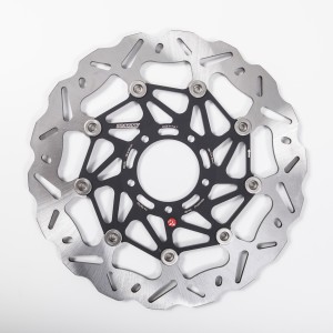 COPPIA DISCHI FRENO ANTERIORI BRAKING WAVE SK2 DUCATI HYPERSTRADA 821 2013-2015