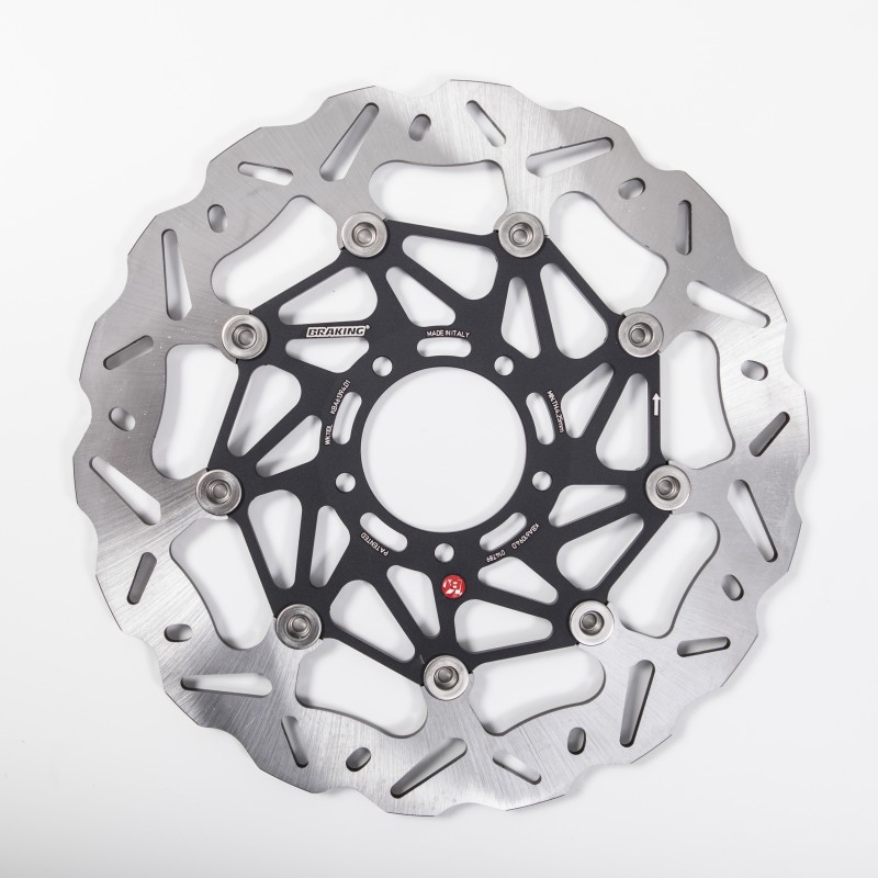 COPPIA DISCHI FRENO ANTERIORI BRAKING WAVE SK2 DUCATI HYPERSTRADA 821 2013-2015