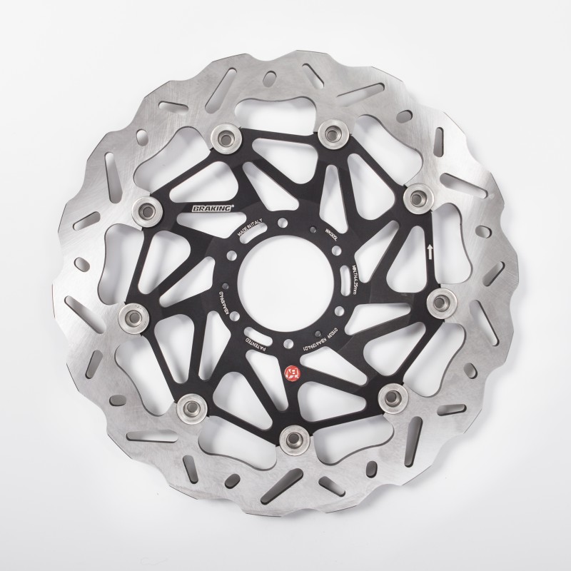 COPPIA DISCHI FRENO ANTERIORI BRAKING WAVE SK3 HONDA VARADERO 1000 2003-2006