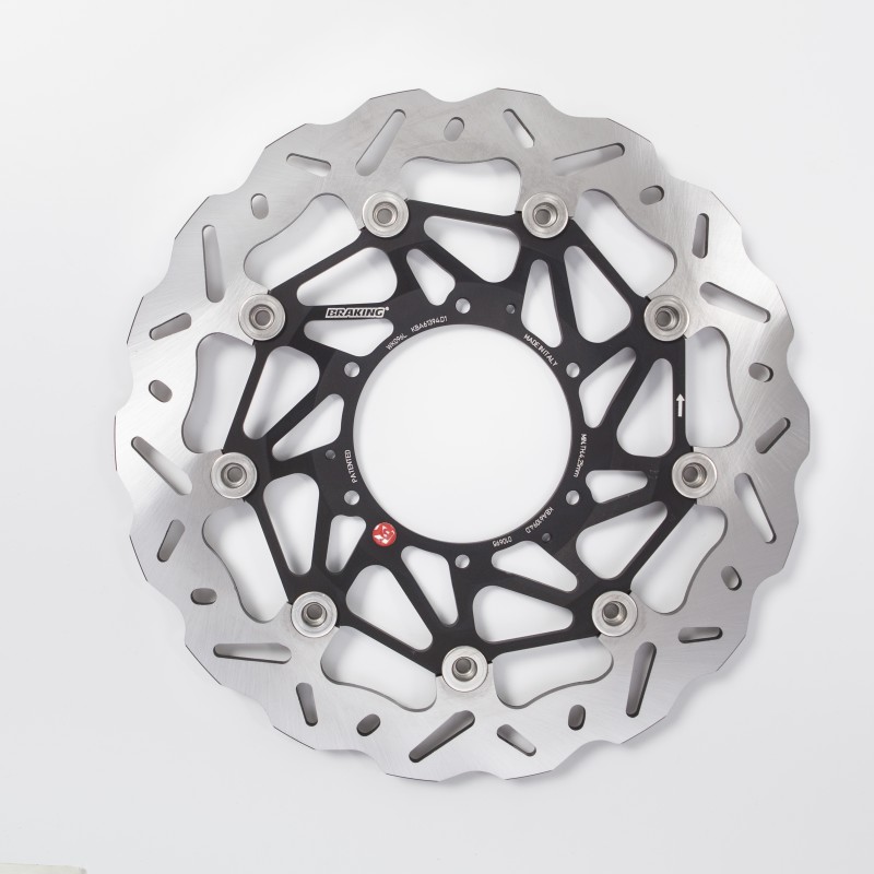 COPPIA DISCHI FRENO ANTERIORI BRAKING WAVE SK2 HONDA HORNET 600 (CB 600 F) 2011-2013