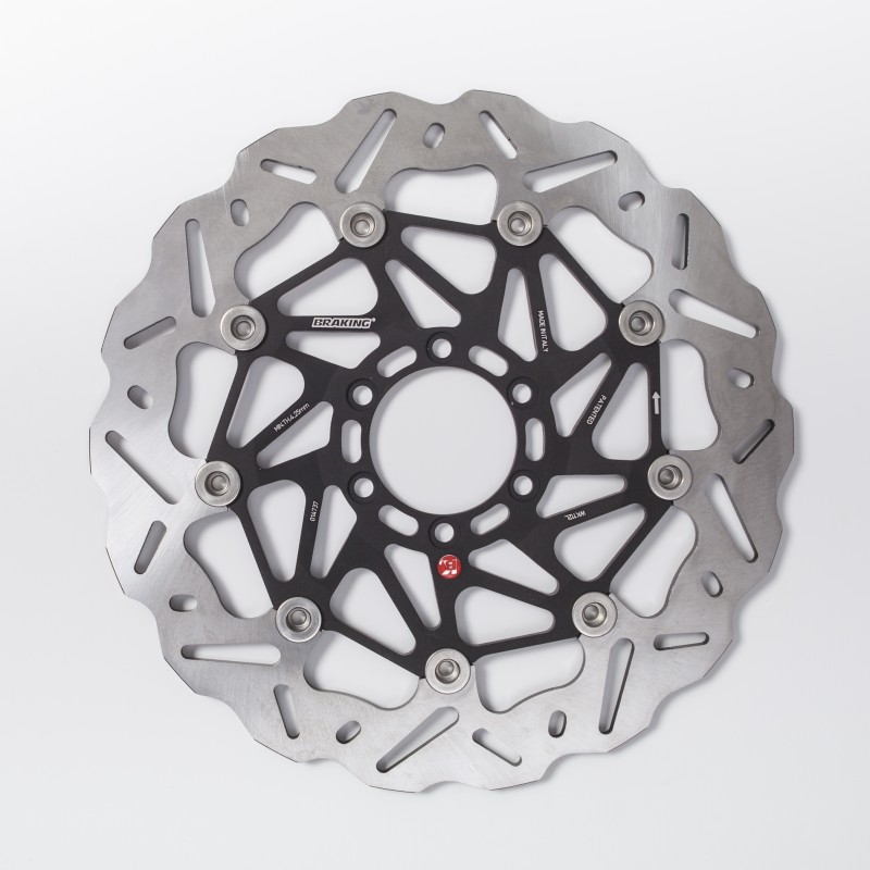 COPPIA DISCHI FRENO ANTERIORI BRAKING WAVE SK2 KTM SUPERMOTO 950 2005-2008