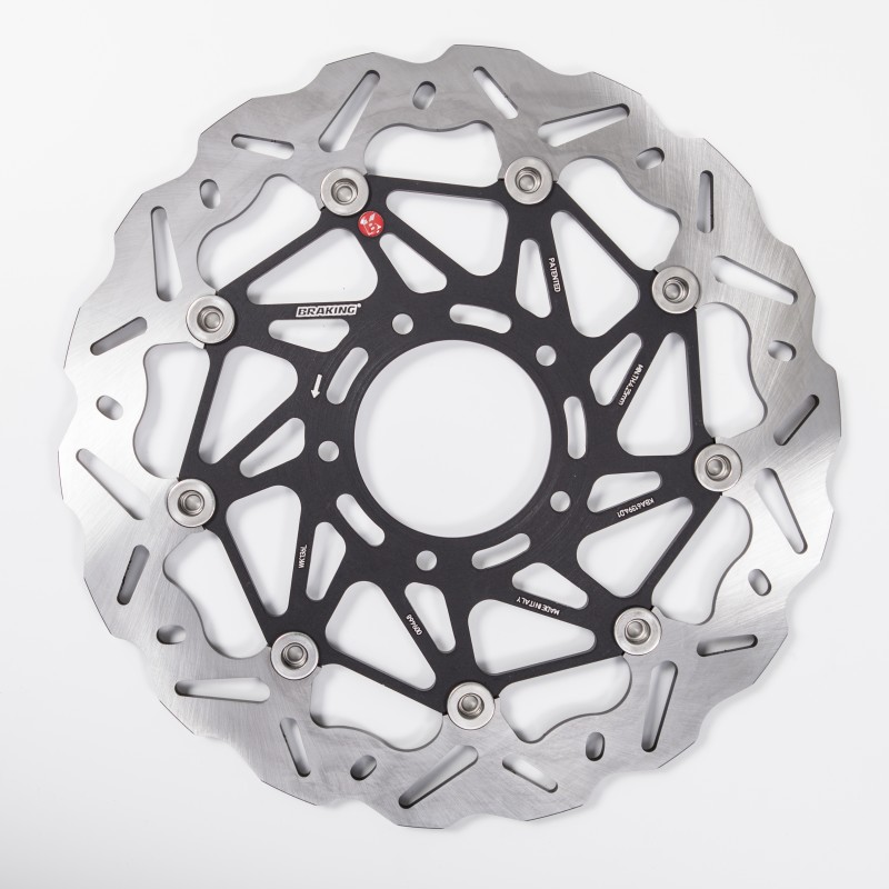 COPPIA DISCHI FRENO ANTERIORI BRAKING WAVE SK3 MV AGUSTA RIVALE 800 2014-2018