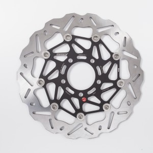 COPPIA DISCHI FRENO ANTERIORI BRAKING WAVE SK2 SUZUKI V-STROM 1000 2007-2013