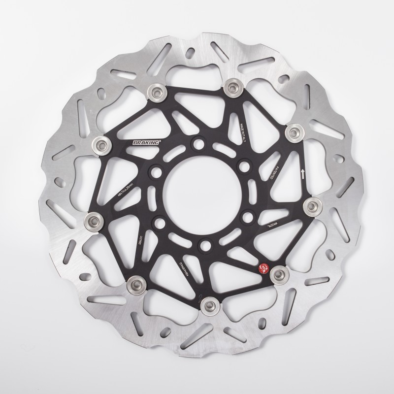 PAIR OF BRAKING WAVE SK2 FRONT BRAKE DISCS TRIUMPH SPEED TRIPLE T509 1997-1998