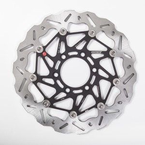 PAIR OF BRAKING WAVE SK2 FRONT BRAKE DISCS TRIUMPH SPEED TRIPLE T509 1997-1998