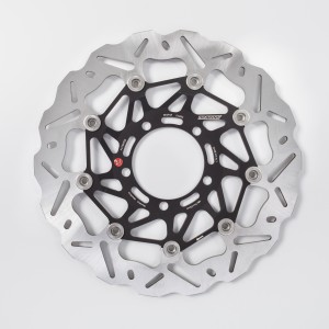 COPPIA DISCHI FRENO ANTERIORI BRAKING WAVE SK2 TRIUMPH STREET TRIPLE 675 2008-2010