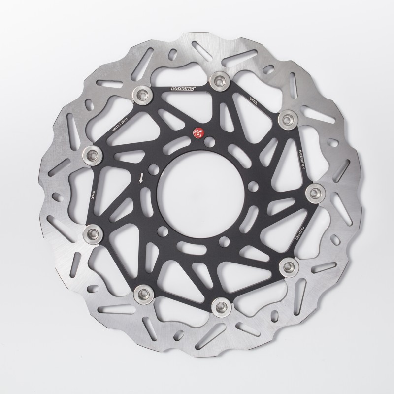 COPPIA DISCHI FRENO ANTERIORI BRAKING WAVE SK3 TRIUMPH STREET TRIPLE 765 R 2017-2020