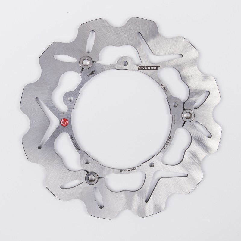 COPPIA DISCHI FRENO ANTERIORI BRAKING S3 BATFLY GILERA NEXUS 500 2003-2012