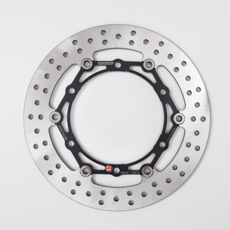 PAR DE DISCOS DE FRENO DELANTERO BRAKING RL8001 YAMAHA T-MAX 500 2008-2011