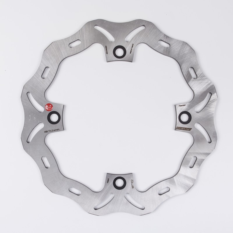 COPPIA DISCHI FRENO ANTERIORI BRAKING WAVE W-FIX HONDA TRANSALP 700 2008-2013