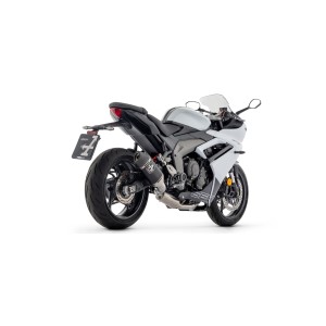 ARROW VELOCE FULL EXHAUST SYSTEM TRIUMPH DAYTONA 660 2024-2025 EURO 5+, DARK ALUMINUM, CATALYTIC