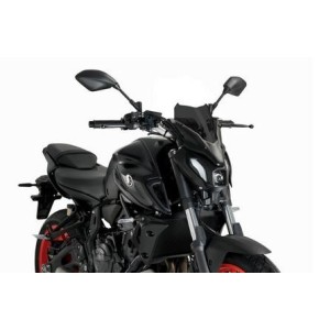 PUIG SPORT NEW GENERATION WINDSCREEN YAMAHA MT-07 2025, DARK SMOKE