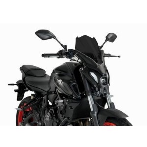 PUIG TOURING WINDSCHUTZSCHEIBE NEW GENERATION YAMAHA MT-07 2025, DUNKLE RAUCH
