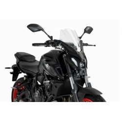 CUPOLINO PUIG TOURING NEW GENERATION YAMAHA MT-07 2025, TRASPARENTE