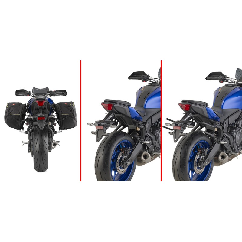TELAIO GIVI REMOVE-X A SGANCIO RAPIDO PER BORSE MORBIDE LATERALI YAMAHA MT-07 2021-2024