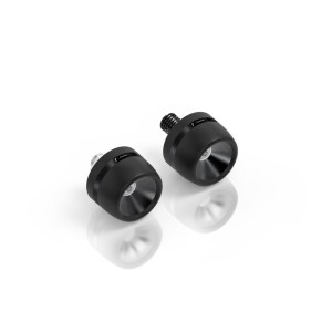 PAR DE ALMOHADILLAS DE PROTECCIÓN DE RUEDA DELANTERA RIZOMA YAMAHA T-MAX 560 2025-2026, NEGRO