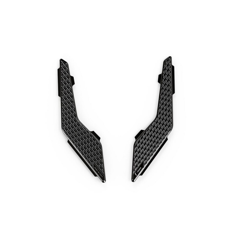 PAAR VORDERE FUSSRASTENEINSÄTZE RIZOMA YAMAHA T-MAX 560 2025-2026, SCHWARZ