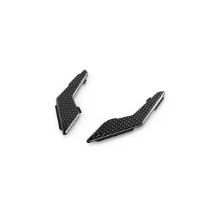 PAIR OF FRONT FOOTREST INSERTS RIZOMA YAMAHA T-MAX 560 2025-2026, BLACK