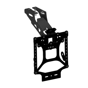 PORTATARGA KAWASAKI Z 1000 SX 2011-2013 DOTATA DI PORTAVALIGIA LATERALE GIVI O KAPPA, CON INCLINAZIONE REGOLABILE