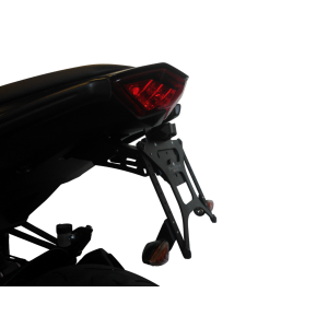 LICENSE PLATE SUPPORT KAWASAKI Z 1000 SX 2014-2016 WITH GIVI/KAPPA SIDE CASE HOLDER, WITH ADJUSTABLE INCLINATION