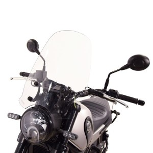 CUPOLINO ISOTTA ALTA PROTEZIONE BENELLI LEONCINO 500 2018-2020, TRASPARENTE