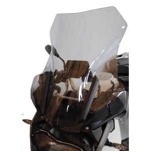 CUPOLINO ISOTTA ALTA PROTEZIONE BMW R 1200 GS RALLYE 2017-2018, FUME' CHIARO