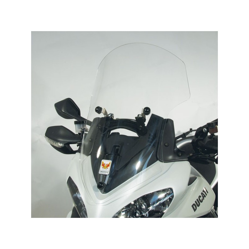 ISOTTA HIGH PROTECTION WINDSCREEN DUCATI MULTISTRADA 1200 2013-2014, LIGHT SMOKE