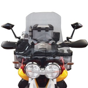 ISOTTA HIGH PROTECTION WINDSCREEN MOTO GUZZI V85 TT 2019-2020, LIGHT SMOKE