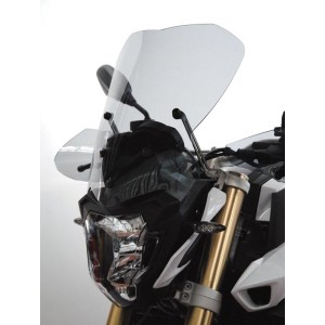 CUPOLINO ISOTTA ALTA PROTEZIONE PER ATTACCHI OEM BMW F 800 R 2015-2019, TRASPARENTE