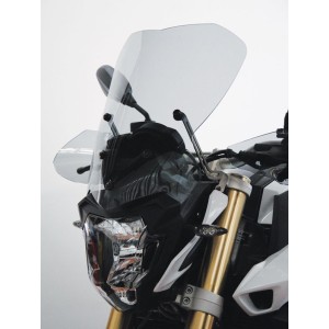 CUPOLINO ISOTTA ALTA PROTEZIONE PER ATTACCHI OEM BMW F 800 R 2015-2019, TRASPARENTE