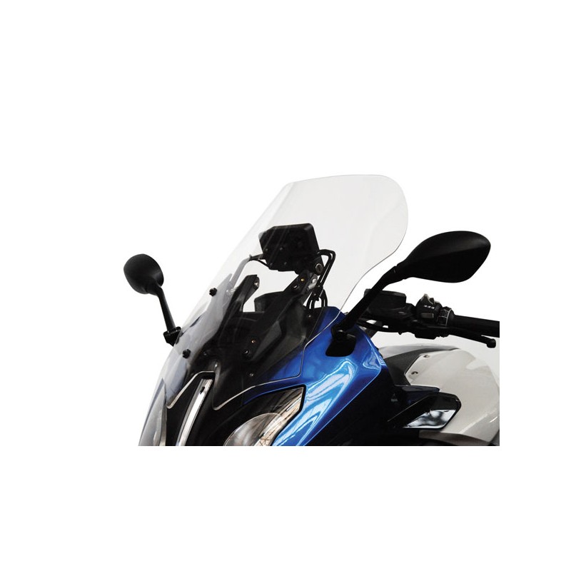 CUPOLINO ISOTTA ALTA PROTEZIONE SU ATTACCHI OEM BMW R 1200 RS 2015-2019, TRASPARENTE