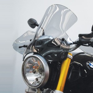 CUPOLINO ISOTTA ALTO BMW R NINE T 2014-2020, FUME' CHIARO