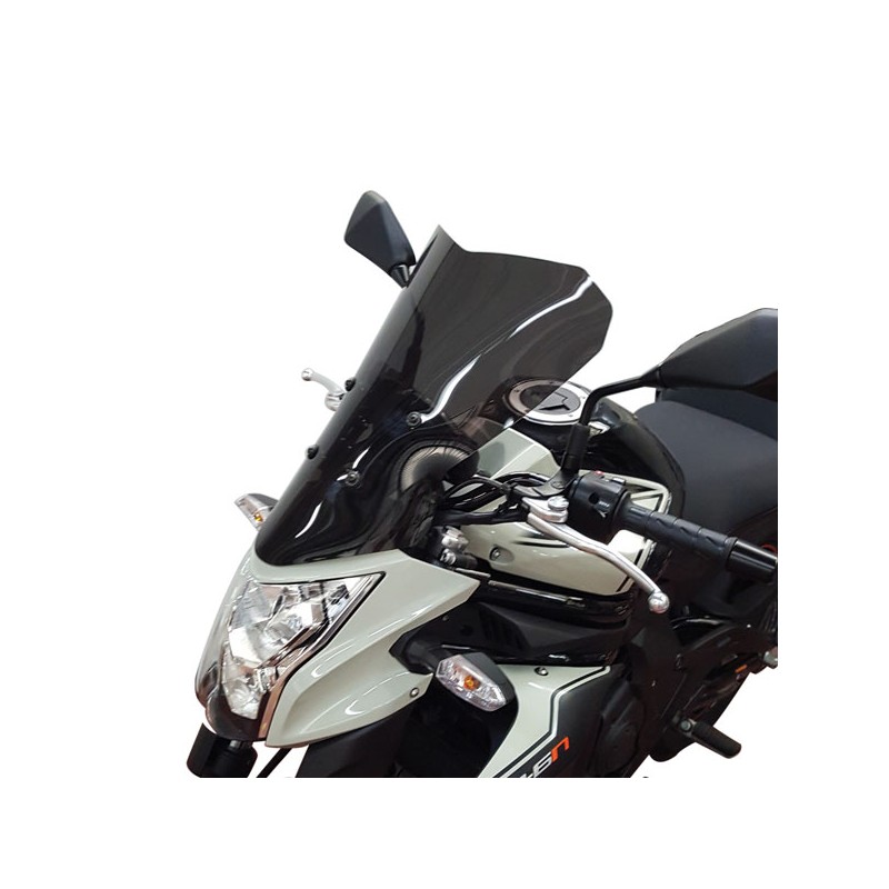 CUPOLINO ISOTTA ALTO KAWASAKI ER-6N 2012-2016, FUME' CHIARO