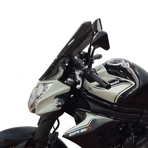 CUPOLINO ISOTTA ALTO KAWASAKI ER-6N 2012-2016, FUME' CHIARO