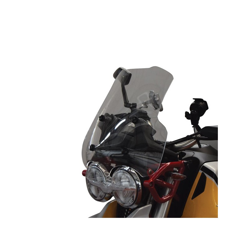 ISOTTA LOW WINDSCREEN PROTECTION MOTO GUZZI V85 TT 2019-2020, LIGHT SMOKE