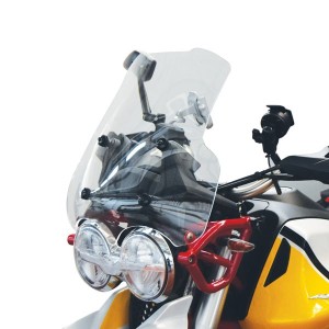 ISOTTA LOW WINDSCREEN PROTECTION MOTO GUZZI V85 TT 2019-2020, LIGHT SMOKE