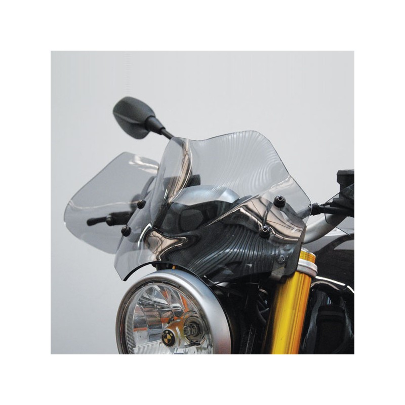 CUPOLINO ISOTTA BASSO BMW R NINE T 2014-2020, FUME' CHIARO