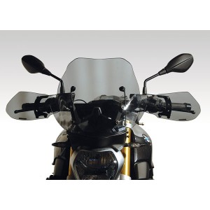 CUPOLINO ISOTTA BASSO CON SPOILER ANTIRIFLESSO BMW R 1200 R 2015-2019, FUME' CHIARO