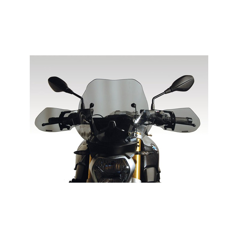 ISOTTA LOW WINDSCREEN WITH ANTI-GLARE SPOILER BMW R 1200 R 2015-2019, TRANSPARENT