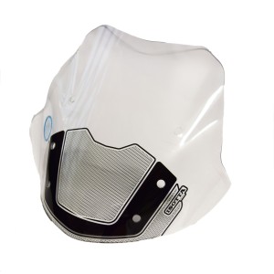 ISOTTA LOW WINDSCREEN WITH ANTI-GLARE SPOILER BMW R 1200 R 2015-2019, TRANSPARENT