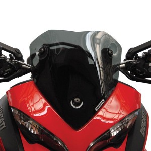 CUPOLINO ISOTTA BASSO DUCATI MULTISTRADA 1200 2016-2017, FUME' CHIARO