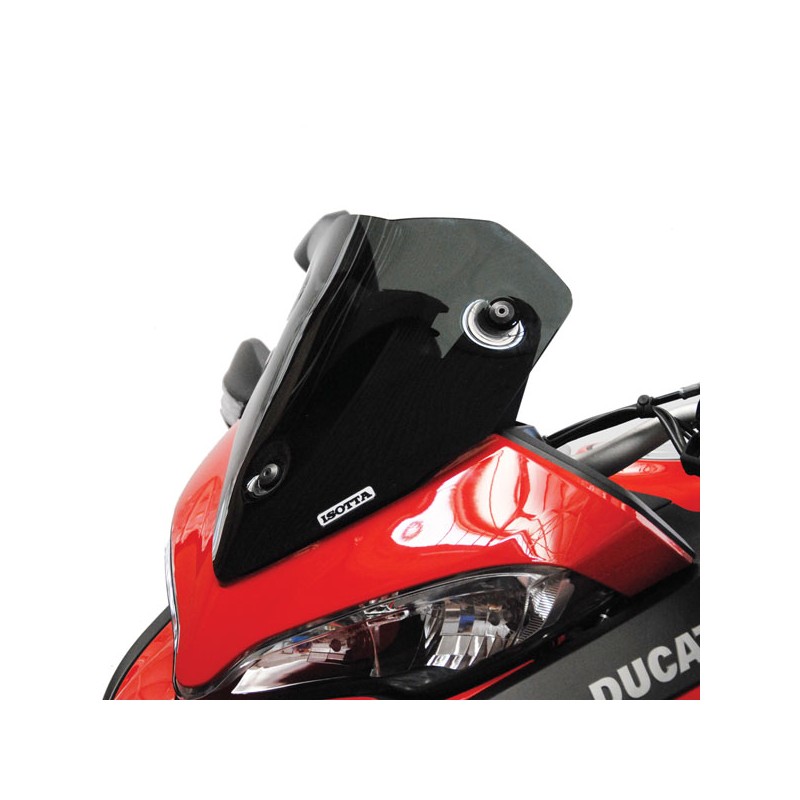 ISOTTA ISOTTA WINDSCREEN DUCATI MULTISTRADA 1200 ENDURO 2016-2018, MATT BLACK