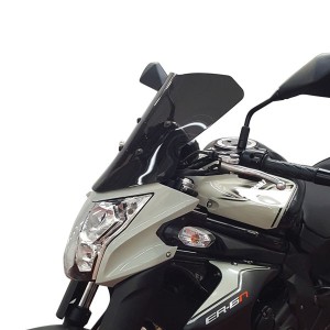 ISOTTA ISOTTA WINDSCREEN KAWASAKI ER-6N 2012-2016, LIGHT SMOKE