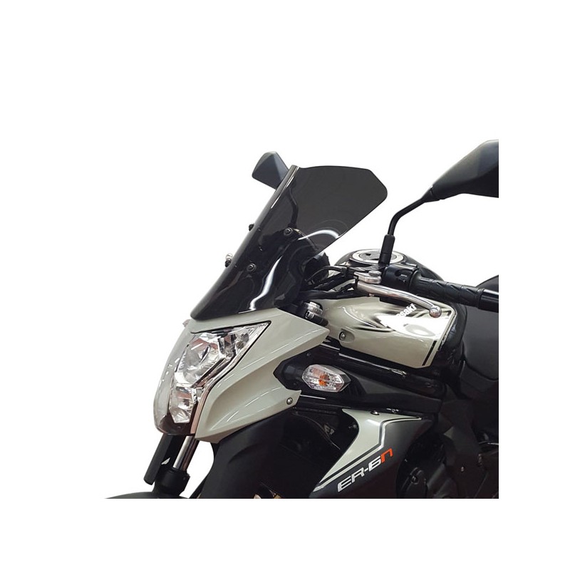 CUPOLINO ISOTTA BASSO KAWASAKI ER-6N 2012-2016, FUME' SCURO