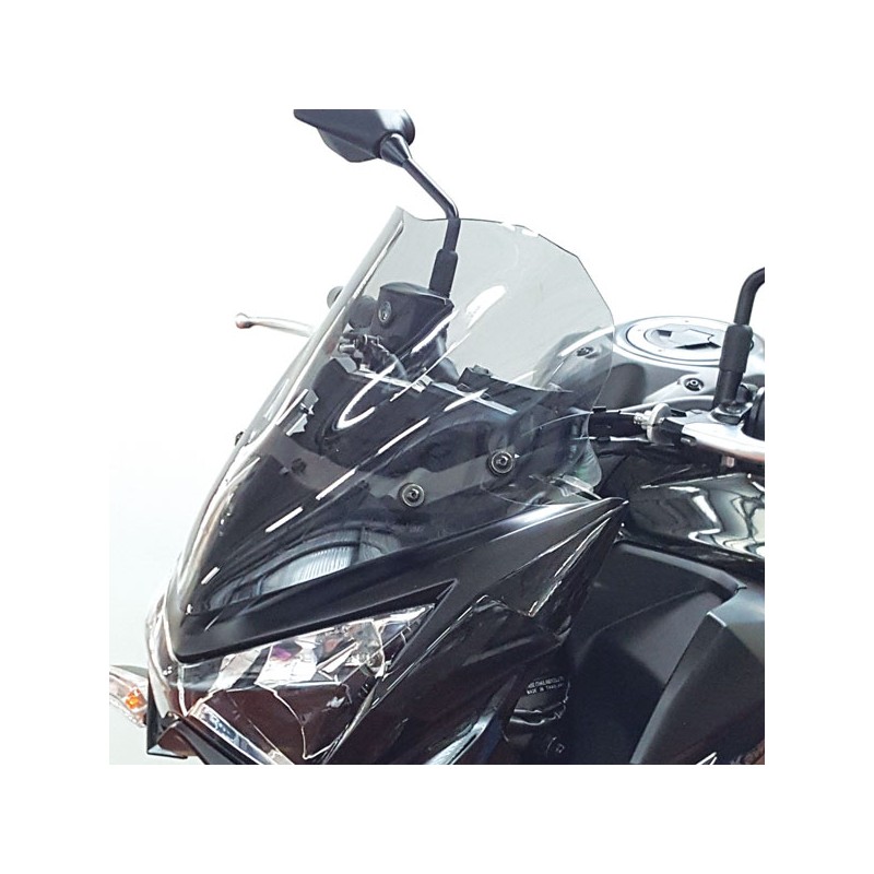 ISOTTA ISOTTA WINDSCREEN KAWASAKI Z 800 2013-2016, LIGHT SMOKE
