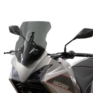 ISOTTA ISOTTA WINDSCREEN MOTO MORINI X-CAPE 650 2022-2023, DARK SMOKE